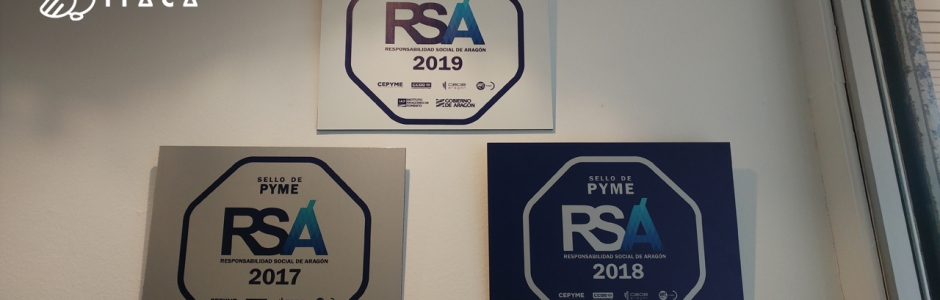 Aparecen los sellos RSA del año 2017, 2018 y 2109, expuestos en nuestra sala de espera