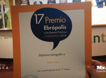 Proyecto CanVivencia, de Espacio Ítaca y Mr. Hueso en el 17º Premio Ebrópolis 2018